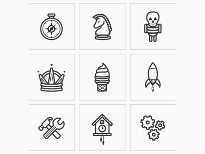 Process Icons icons nashville process vector