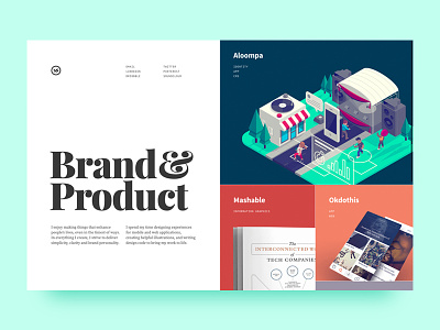 New Portfolio Site! brand design illustration nashville portfolio product web