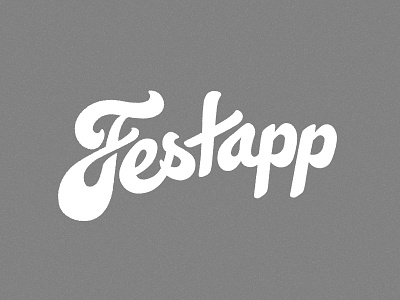 Festapp Lettering 2 identity illustration lettering logo script