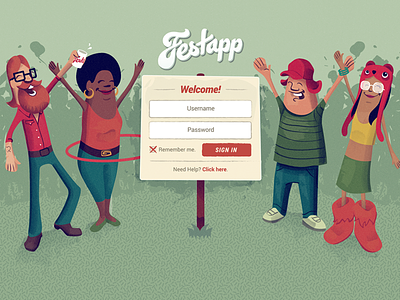 FestApp Landing Page