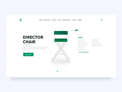 HOME. | Home Decorations Shop Animation 3d animation app clean colors design invisionapp landing page minimalist muzli shop store typography ui uiux ux web web page website white space