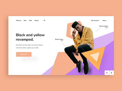 Black And Yellow Instagram app branding clean colors design illustration landing landing page page pantone purple typography ui ux vector web web page web page website white space