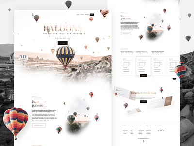 Baloons Festival - Landing Page