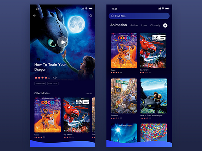 #UI011 Movie Application interface movie ui