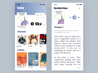 #UI015 Books app Concept