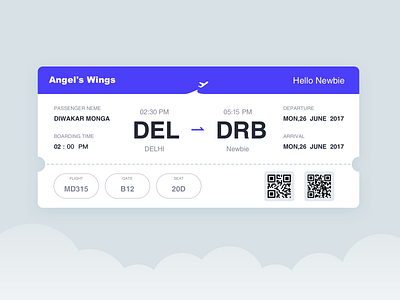 #UI030 Air tickets interface ui