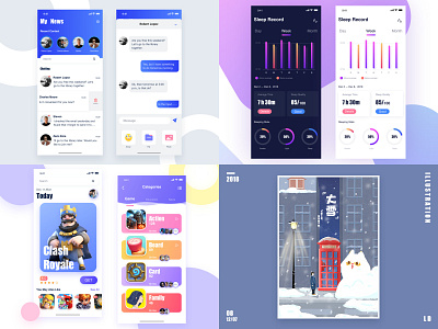 2018 Top4 illustration interface ui