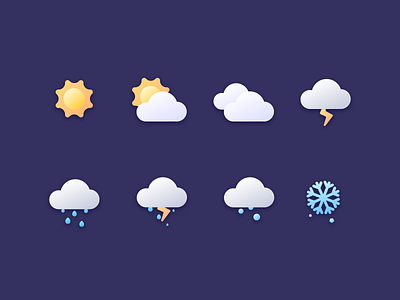 #UI036 The weather icon icon ui weather