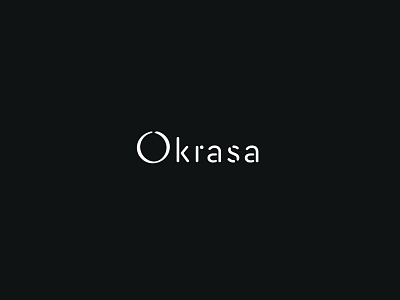 Okrasa branding design graphic design logo typography vector