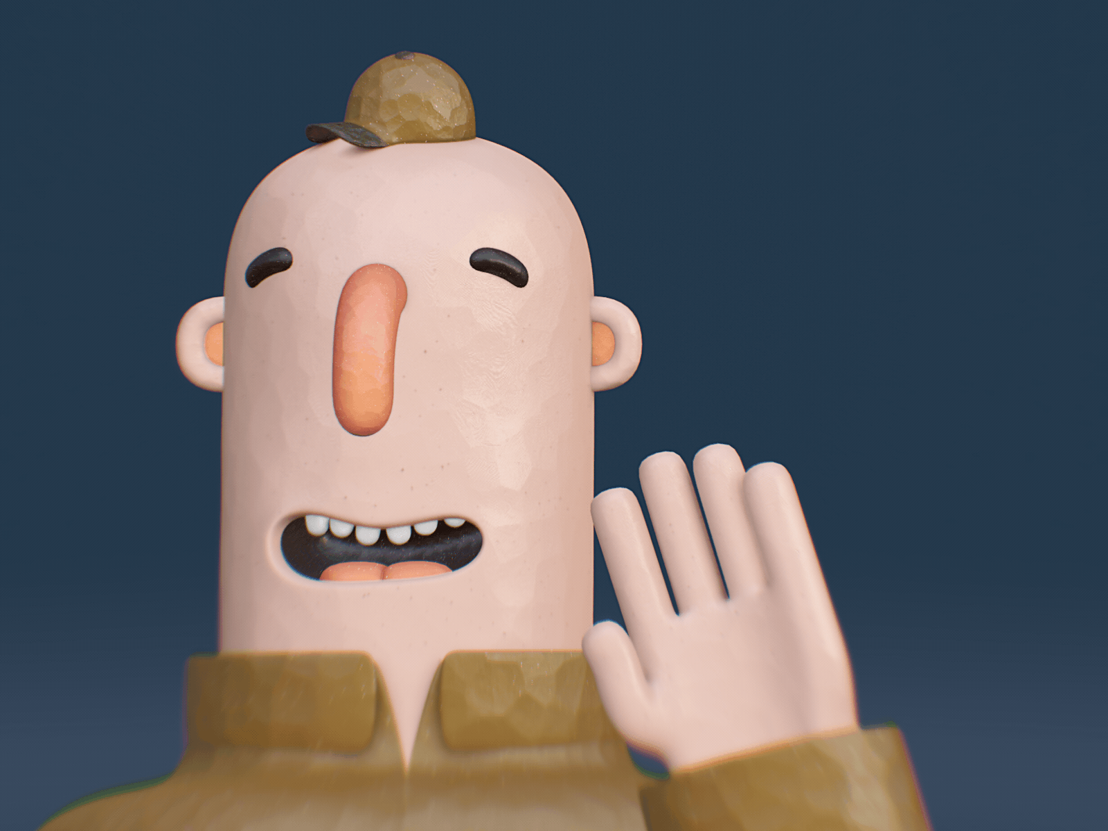 Character design & animation aftereffects animation blender3d blenderevee characterdesign claymation eveerender