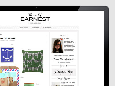 House of Earnest - Final blog design blog design blog development house of earnest web design wordpress development