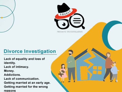 Divorce Investigation 3d animation graphic design logo motion graphics ui