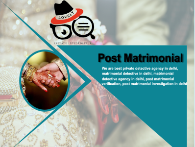 #Post Matrimonial