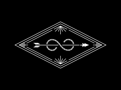 #2 arrow badge bike crest infinity