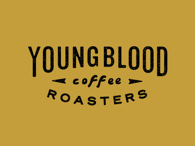 Youngblood Logo coffee logo typography