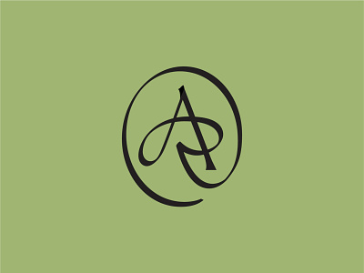 AR Monogram emblem monogram symbol typography