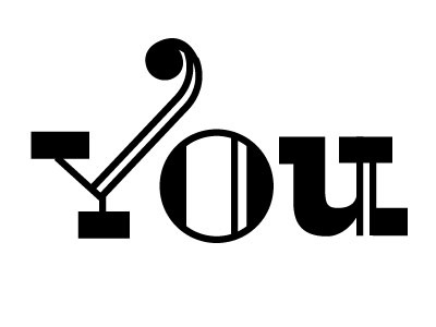 Yew font type typography