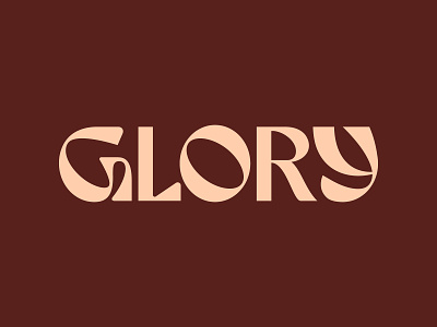 Glory Logotype beauty branding g logo logotype skincare type typography