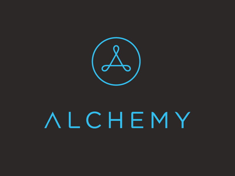 Alchemy a logo logotype