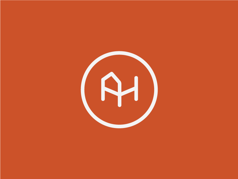 A + H Monogram a h logo monogram
