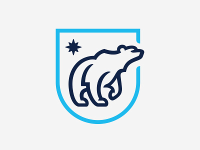 NRDC bear crest identity logo mark nrdc shield