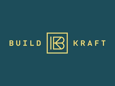 Build Kraft logo logotype monogram