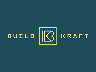 Build Kraft logo logotype monogram