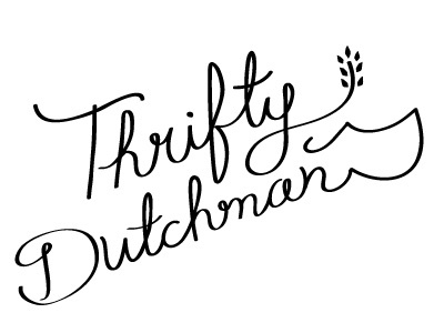 Thrifty Script 1 logo script type work in progress