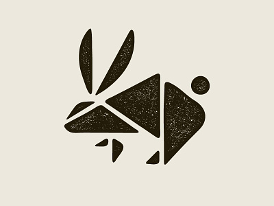 Bunny Butt bunny geometric illustration organic rabbit