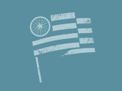Brave v2 bike biking flag star