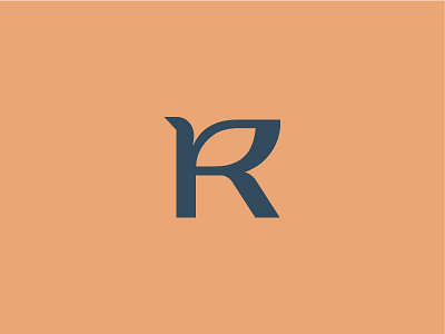 R + Griffon branding griffon logo monogram r type