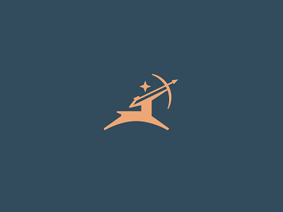Id V1 archer centaur identity logo mark star