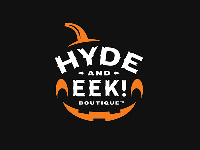 Hyde and Eek! Boutique halloween identity logo pumpkin target