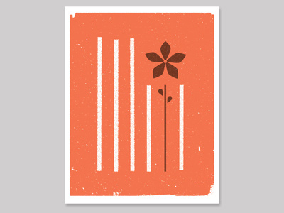 Podcast Project 01 flag flower illustration poster