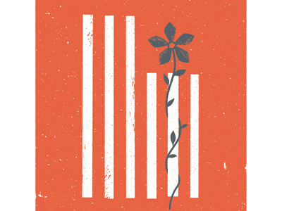 Podcast Project 02 flag flower illustration