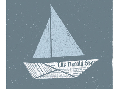 Podcast Project 5 blue boat illustration sailboat shapes water