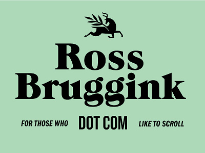 rossbruggink.com identity portfolio website