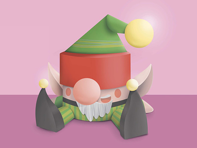 Christmas Elf design graphic design illustration vector