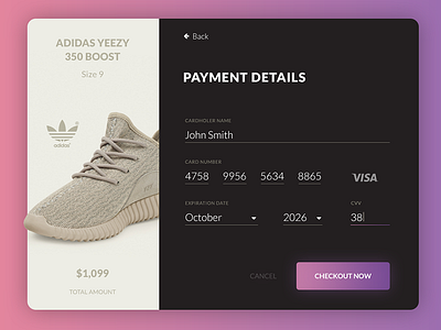 Daily UI / Credit card UI