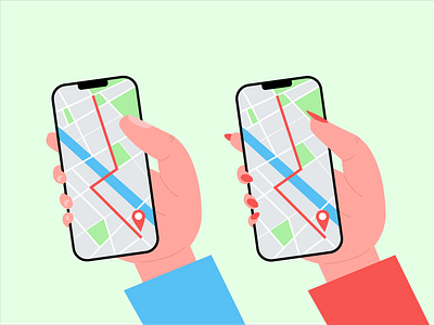 GPS design illustration vector