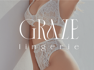 GRAZE lingerie logo design