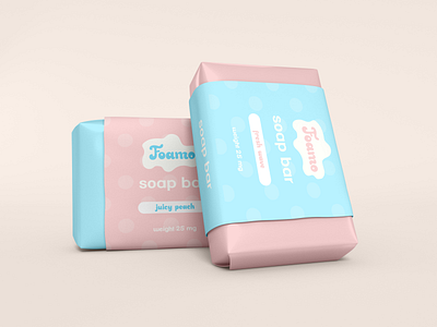 Soap bar logo & branding, packaging design