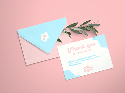 Thank you for your order card design for body wash brand body wash body wash brand body wash logo brand branding card design design graphic design lettering logo logotype thank you card thank you card design thank you for your order typography