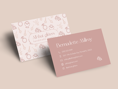 unique jewelry business cards