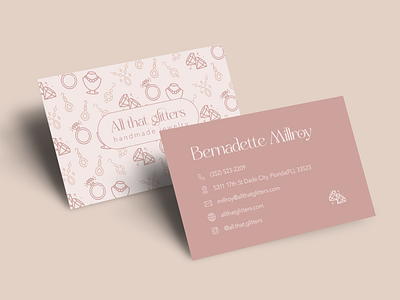 Jewelry shop business card