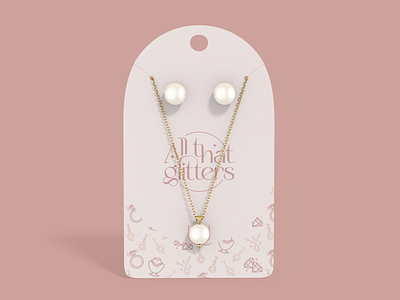 Jewelry packaging for earrings, branding & logo