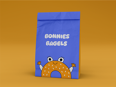 Bagel store, donut branding, packaging, logo