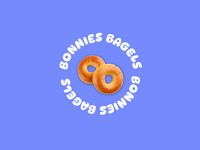 Bagel store, donut shop, bakery logo