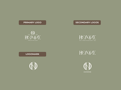 Home styling, home decor logo suite, branding, brand identity