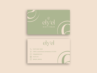 Beauty salon business card design